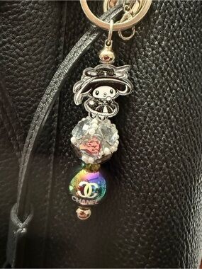 New Beaded Fashion Purse Charm/Keychain